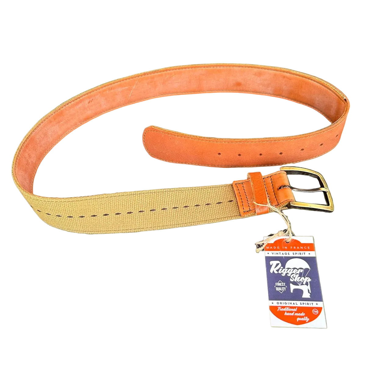 Ceinture artisanale sangle para kaki